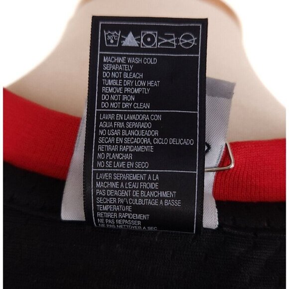 NBA Vintage Reebok Miami Heat Dwyane Wade #3 Basketball Jersey XL Red Black - Picture 11 of 11